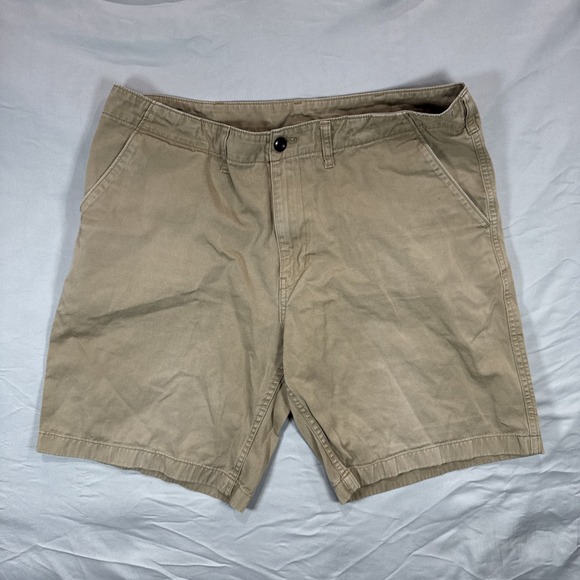 Patagonia Other - Patagonia Four Canyon Twill Shorts Mens 36 Cotton Flat Front Outdoor Beige 57240